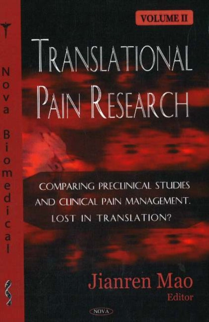 Book cover of: Translational Pain Research. By: Jianren Mao