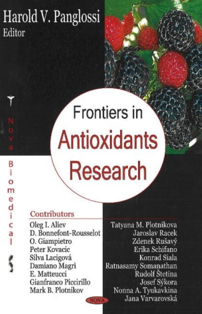 Book cover of: Frontiers in Antioxidant Research. By: Harold V. Panglossi