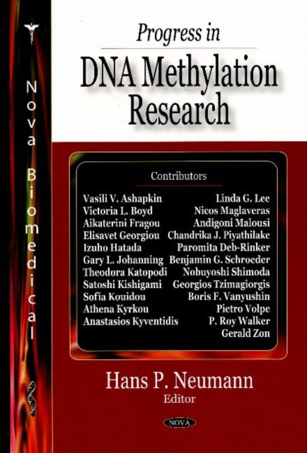 Book cover of: Progress in DNA Methylation Research