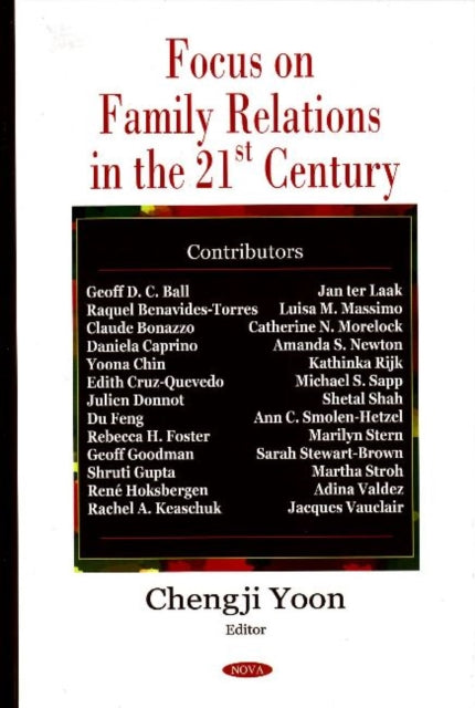 Book cover of: Focus on Family Relations in the 21st Century