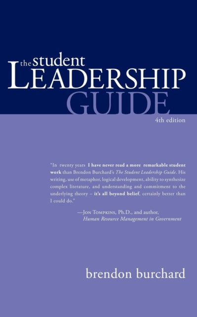 Book cover of: Student Leadership Guide. By: Brendon Burchard