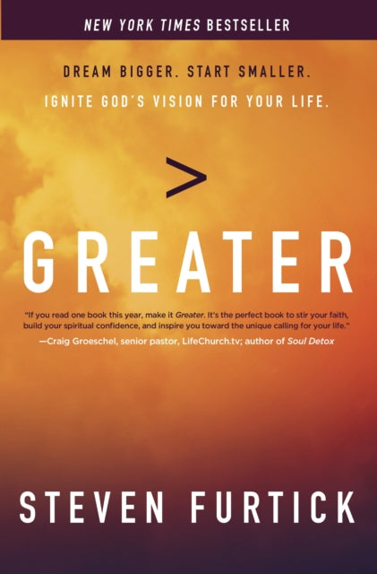 Book cover of: Greater. By: Steven Furtick