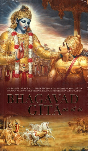 Book cover of: Bhagavad Gita as it is. By: A. C. Bhaktivedanta Swami Srila Prabhupada