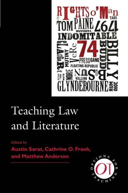 Book cover of: Teaching Law and Literature. By: Austin Sarat