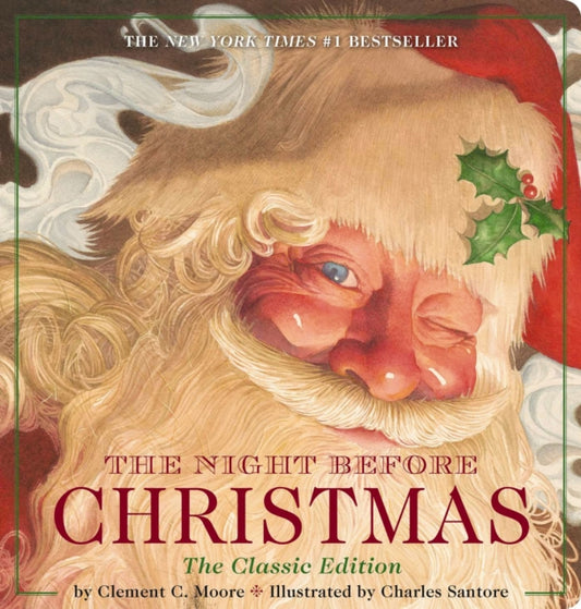 Book cover of: Night Before Christmas Oversized Padded Board Book. By: SANTORE, CHARLES