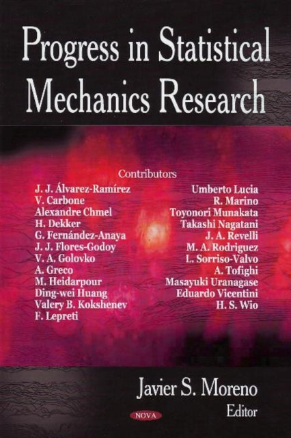 Book cover of: Progress in Statistical Mechanics Research