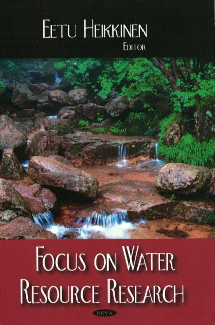 Book cover of: Focus on Water Resource Research