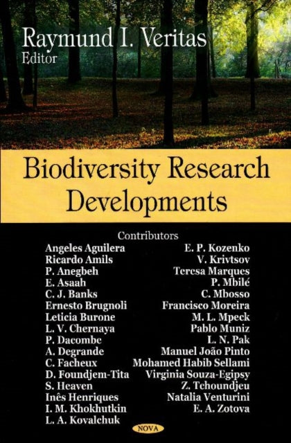 Book cover of: Biodiversity Research Developments