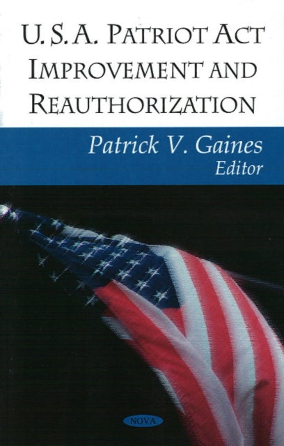 Book cover of: USA Patriot Improvement Reauthorization