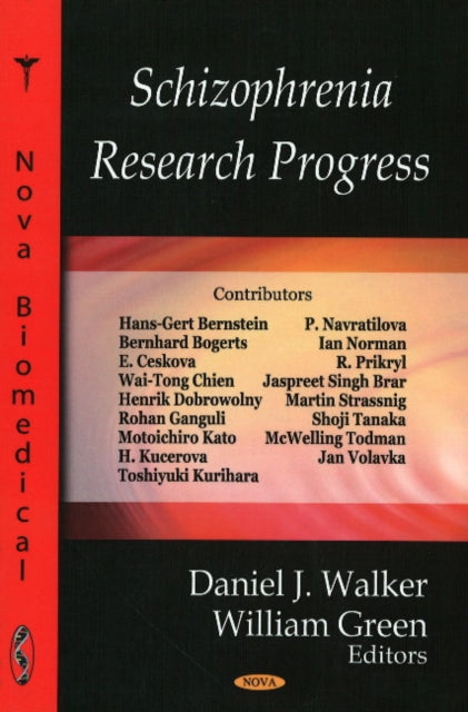 Book cover of: Schizophrenia Research Progress