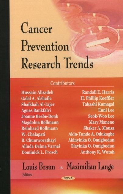 Book cover of: Cancer Prevention Research Trends