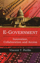 Book cover of: E-Government. By: Vincent T. Perillo
