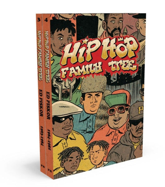 Book cover of: Hip Hop Family Tree 1983-1985 Gift Box Set. By: Ed Piskor