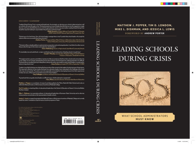 Book cover of: Leading Schools During Crisis. By: Matthew J. Pepper