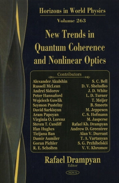 Book cover of: New Trends in Quantum Coherence & Nonlinear Optics. By: Rafael Drampyan