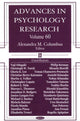 Book cover of: Advances in Psychology Research. By: Alexandra M. Columbus