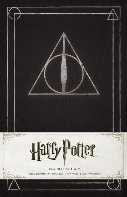 Book cover of: Harry Potter Deathly Hallows Hardcover Ruled Journal. By: . Warner Bros. Consumer Products Inc.
