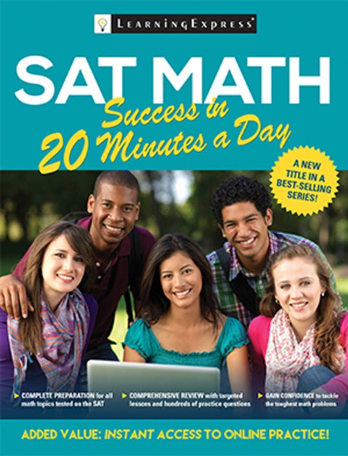 Book cover of: SAT Math Success in 20 Minutes a Day. By: LearningExpress Staff