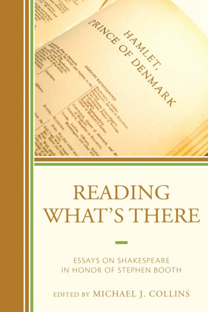 Book cover of: Reading What's There. By: Collins, Michael J.