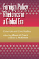 Book cover of: Foreign Policy Rhetorics in a Global Era. By: Allison M. Prasch