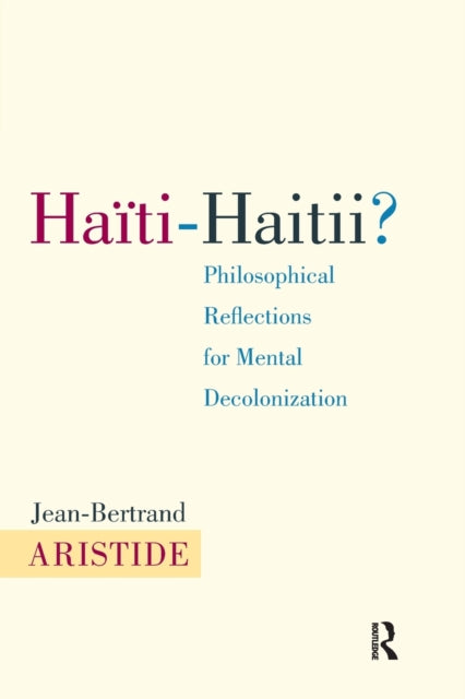 Book cover of: Haiti-Haitii. By: Jean-Bertrand Aristide