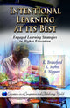 Book cover of: Intentional Learning at its Best. By: Kris Bransford