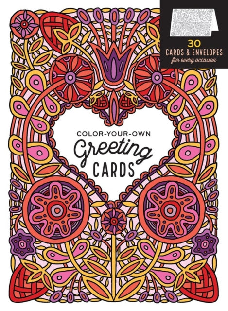 Book cover of: Color-Your-Own Greeting Cards. By: Caitlin Keegan