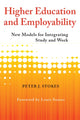 Book cover of: Higher Education and Employability. By: Peter J. Stokes