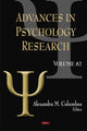 Book cover of: Advances in Psychology Research. By: Alexandra M. Columbus