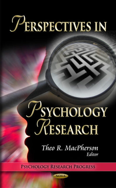 Book cover of: Perspectives in Psychology Research. By: Theo R. MacPherson