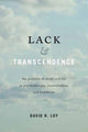 Book cover of: Lack and Transcendence. By: David R. Loy