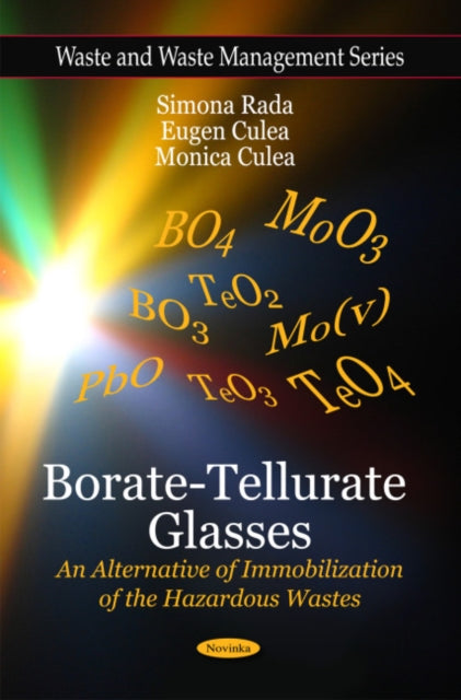 Book cover of: Borate-Tellurate Glasses. By: Simona Rada