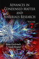 Book cover of: Advances in Condensed Matter & Materials Research. By: Hans Geelvinck
