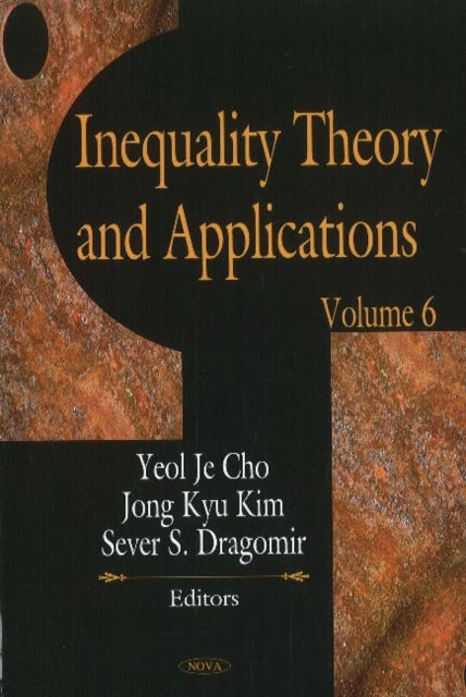 Book cover of: Inequality Theory & Applications. By: Yeol Je Cho