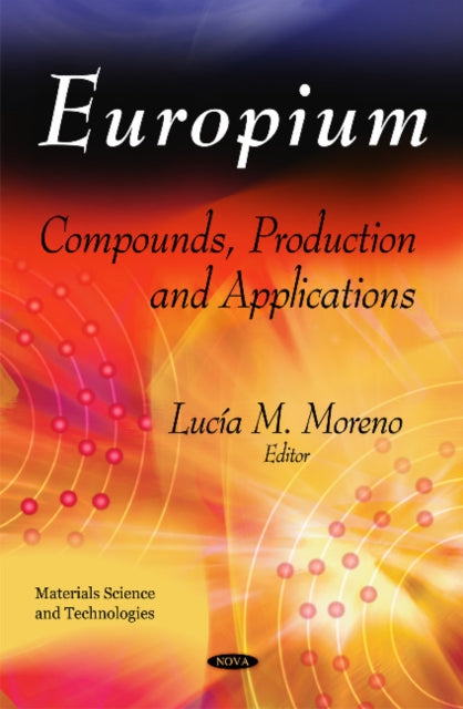 Book cover of: Europium. By: Lucía M. Moreno