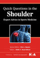 Book cover of: Quick Questions in the Shoulder. By: Kelly C. Huxel Bliven PhD  AT
