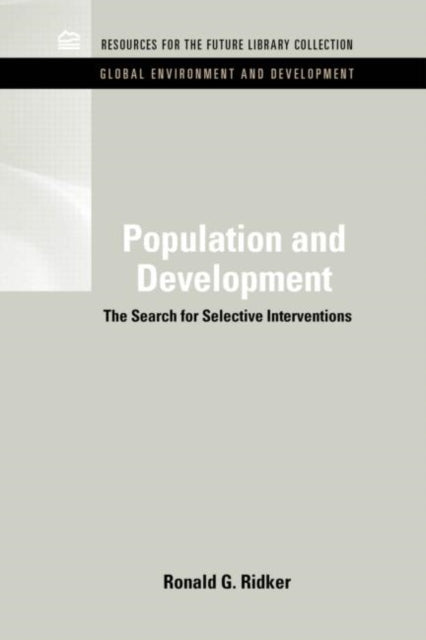 Book cover of: Population and Development. By: Resources for the Future Staff
