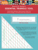 Book cover of: fast2cut® Bonnie K. Hunter's Essential Triangle Tool. By: Bonnie K. Hunter