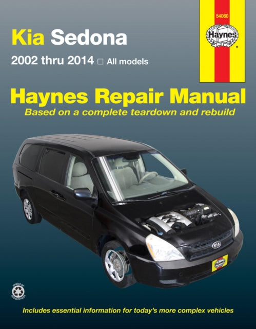 Book cover of: Kia Sedona (02 -14). By: Haynes Publishing
