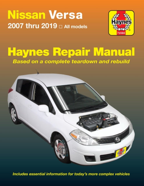 Book cover of: Nissan Versa for Versa (2007-2019) (USA). By: Editors of Haynes Manuals