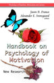 Book cover of: Handbook on Psychology of Motivation. By: Jason N. Franco