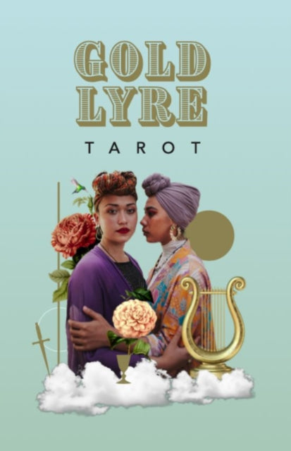 Book cover of: Gold Lyre Tarot. By: Lacy Martin
