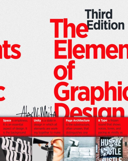 Book cover of: Elements of Graphic Design. By: Alex W. White