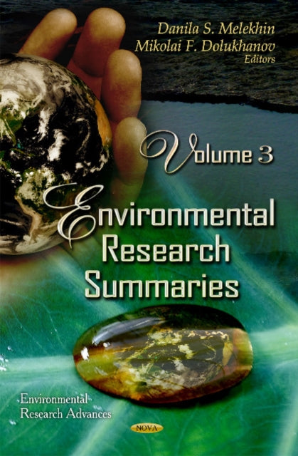Book cover of: Environmental Research Summaries. By: Danila S. Melekhin