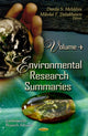 Book cover of: Environmental Research Summaries