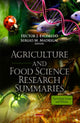 Book cover of: Agriculture & Food Science Research Summaries. By: Hector J. Escobedo
