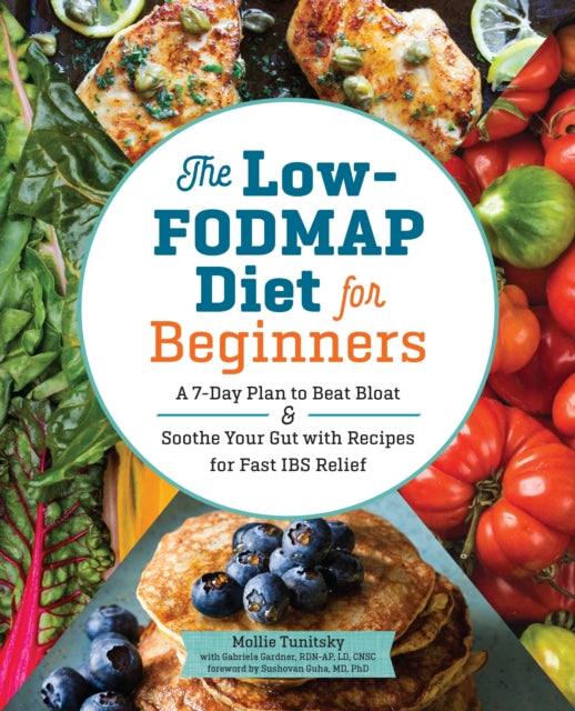 Book cover of: Low-FODMAP Diet for Beginners. By: Mollie Tunitsky