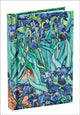Book cover of: Vincent van Gogh Irises Mini Notebook. By: Vincent van Gogh
