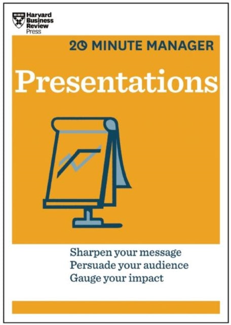 Book cover of: Presentations (HBR 20-Minute Manager Series). By: Harvard Business Review