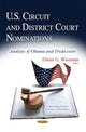 Book cover of: U.S. Circuit & District Court Nominations. By: Eileen G. Wiseman